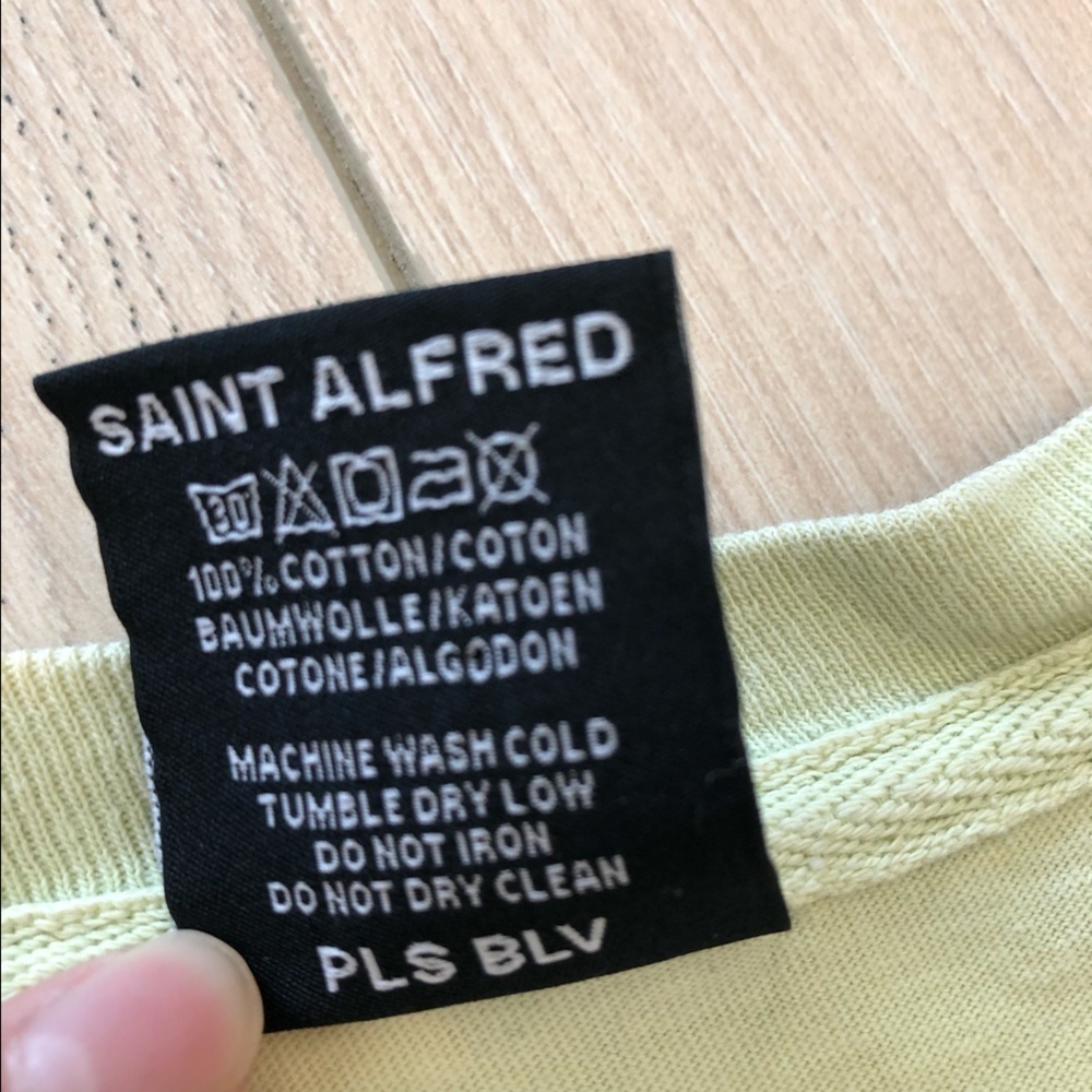Saint Alfred Light Green Crew Neck - Picture 8 of 11